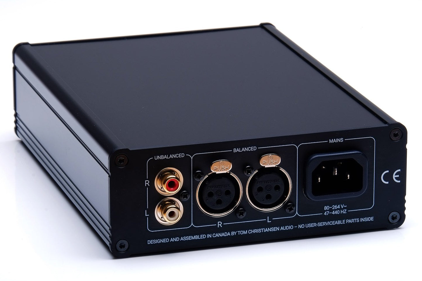 TCA HPA-1 world class headphone amplifier, rear view